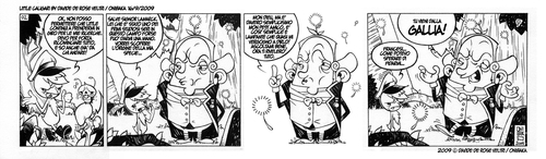 Cartoon: Little strip (medium) by OniBaka tagged comic,strip,comics,dark,horror,skull,bones