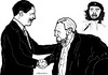 Cartoon: obama and castro (small) by Mohamad Altamimi tagged obama,usa,castro,cuba