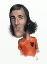 Cartoon: Johan Neeskens (small) by Danny Kohn tagged oranje