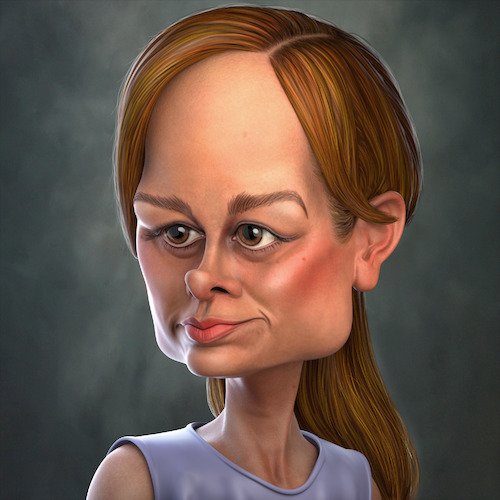 Cartoon: Brie Larson (medium) by BehnamParan tagged captainmarvel,actress