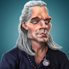 Cartoon: Henry Cavill as Geralt of Rivia (small) by BehnamParan tagged henrycavill,witcher,thewitcher,geralt,geraltofrivia,superman