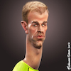 Cartoon: Joe Hart (small) by BehnamParan tagged footballer,sculpt