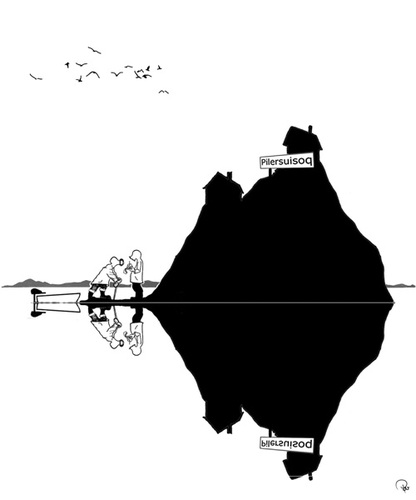 Cartoon: Parcafolket - Parcarsuallit (medium) by Danker tagged greenland