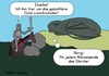 Cartoon: immer wieder (small) by kowo tagged drache,ritter