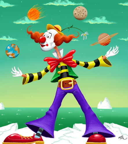 Cartoon: clown (medium) by FredCoince tagged clown