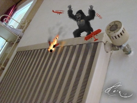 Cartoon: King Kong (medium) by FredCoince tagged king,kong,humor