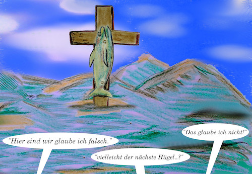 Cartoon: fishfriday (medium) by ab tagged karfreitag,fisch