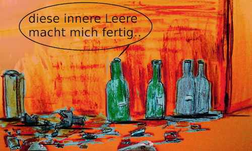 Cartoon: immer öfters (medium) by ab tagged flasche