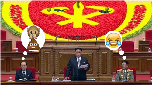 Cartoon: kims parteitag (medium) by ab tagged parteitag,kimjungun,nordkorea