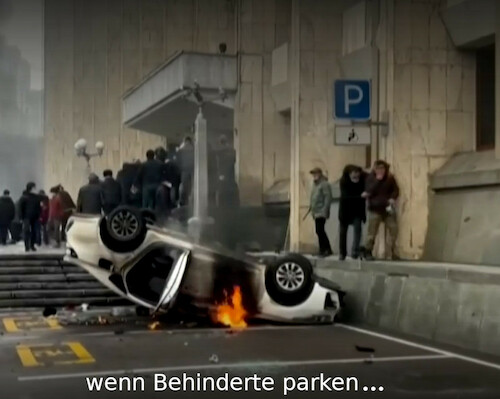 Cartoon: kontrollverlust (medium) by ab tagged auto,parkplatz,behinderte