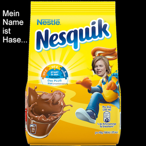 Cartoon: ministerin des konzerns (medium) by ab tagged julia,glöckner,ministerin,ernährung,nestle,werbung,lobby,machtmissbrauch,lügen,politikerin