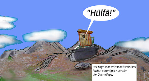Cartoon: not (medium) by ab tagged bayern,hubsi,krieg,ukraine,russland,gas,deutschland