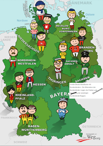 Cartoon: runter (medium) by ab tagged brd,sachsen,chemnitz,braun,schwarz