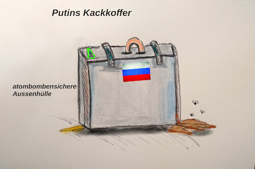 Cartoon: russlands scheisse (medium) by ab tagged russland,putin,scheisse,geheim