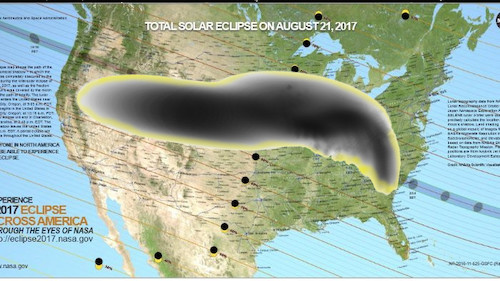 Cartoon: total (medium) by ab tagged sun,eclipse,us,earth,shadow,darkness,moon,trump