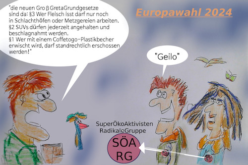 Cartoon: zukunft (medium) by ab tagged eu,wahl,zukunft