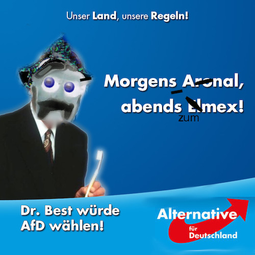 Cartoon: wahlplakate (medium) by ab tagged wahl,plakate,werbung,afd,deutschland