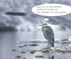 Cartoon: alternative (small) by ab tagged wetter,winter,schnee,kälte,reiher,tier