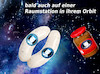 Cartoon: astroschmankerl (small) by ab tagged bavaria,one,söder,logo,weltraum,bayern,essen,weißwurst,senf