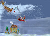 Cartoon: bad luck santa (small) by ab tagged december,santa,claus