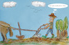 Cartoon: bauernweisheit (small) by ab tagged bauer,landwirtschaft,gedanken,frühjahr,erde