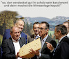 Cartoon: bauerntricks (small) by ab tagged deutschland,landwirtschaft,öko,steuer,bauer,ozdemir,minister,käse,streik,protest