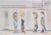 Cartoon: bis ostern (small) by ab tagged oster,fasten,ohne,mann,frau,ehe,dreck,nackt