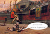 Cartoon: circus maximus nichtrauchersitze (small) by ab tagged arena,rom,colosseum,gladiatoren,kampf,tod,rauchen