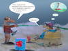 Cartoon: derweil in der ostzone (small) by ab tagged deutschland,wahlen,sachsen,brandenburg,ossis,afd,zone,klima,umwelt