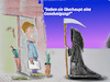 Cartoon: deutschland (small) by ab tagged deutschland,bürokratie,tod,leben,ende