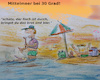 Cartoon: direct seafood (small) by ab tagged klimawandel,erderwärmung,sommer,hitze,mittelmeer,temperatur,urlaub,tourismus,strand,fisch