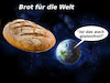 Cartoon: endlich (small) by ab tagged welt,erde,menschheit,ernährung,nahrung,hunger,essen