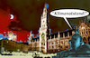 Cartoon: endlich auch in münchen (small) by ab tagged umwelt,klima,krise,natur,zerstörung,stadt,auto,dreck,belastung