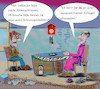 Cartoon: fachkräfte (small) by ab tagged arzt,patient,schmerz,hilfe,fachmann,spezialist