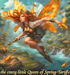 Cartoon: fantasy world (small) by ab tagged wunder,fantasy,welt,world,usa,tariffs,zölle,handel,verrückt,fee,wunsch,chaos
