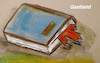 Cartoon: frankfurter buchmesse (small) by ab tagged frankfurt,buchmesse,buch,lesen,kanada