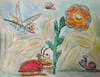 Cartoon: frühling (small) by ab tagged natur,frühling,insekten,blume