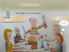 Cartoon: gans krass (small) by ab tagged weihnachten,corona,virus,gans,essen,entscheidung