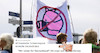 Cartoon: gesegnete demo (small) by ab tagged corona,virus,schweine,pest,christ,glaube,deutschland