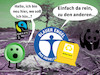 Cartoon: grüner knopf (small) by ab tagged umwelt,klima,erde,ökologie,schutz,plastik,arbeit,geld,profit,kleidung,nachhaltig,bedingungen,textilien,armut