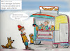 Cartoon: guten appetit (small) by ab tagged corona,lockdown,essen,wurst,imbiss