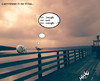 Cartoon: herbst.. (small) by ab tagged möwe