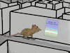 Cartoon: hilfe (small) by ab tagged arbeit,stress,labyrinth,test,ratte