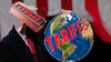Cartoon: its a mad mans world (small) by ab tagged us,trump,president,tariffs,economic,trade,money