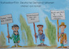 Cartoon: kritisch (small) by ab tagged israel,gaza,krieg,demo,kritik,juden,araber,deutsche