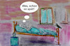 Cartoon: langschläfer (small) by ab tagged bett,schlaf,ewiger,tod