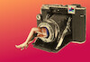 Cartoon: le camera (small) by ab tagged foto,kamera,kunst,legs