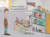 Cartoon: leipziger buchmesse (small) by ab tagged buchmesse,bücher,schwarten,lesestoff,gross,klein,schmöker,verlage,literatur