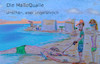 Cartoon: mallorca (small) by ab tagged mallorca,meer,tier,tourist,strand