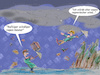 Cartoon: montag (small) by ab tagged wetter,regen,wind,sturm,deutschland